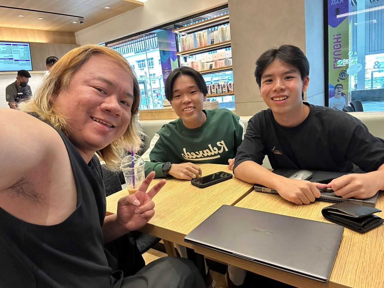 People together in a group